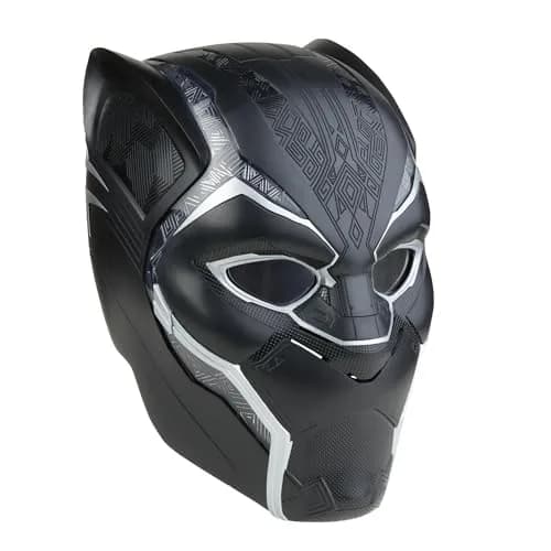 Marvel Legends Black Panther Electronic Roleplay Helmet | Movie-Accurate, Adjustable Fit, Vibranium FX thumbnail 3