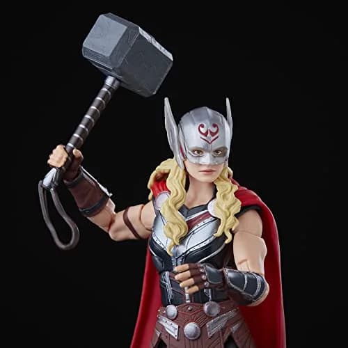 Marvel Legends Series Thor: Love and Thunder Mighty Thor Action Figure 6-inch Collectible Toy, 4 Accessories, 1 Build-A-Figure Part thumbnail 2