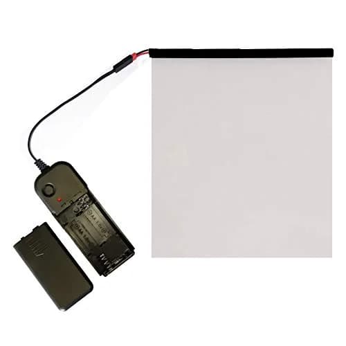 MEGICOLIM Switchable Smart Film PDLC Electronic Tint Glass Sticker 15.24cm x 20.83cm | Privacy Protection & Projection Screen thumbnail 1