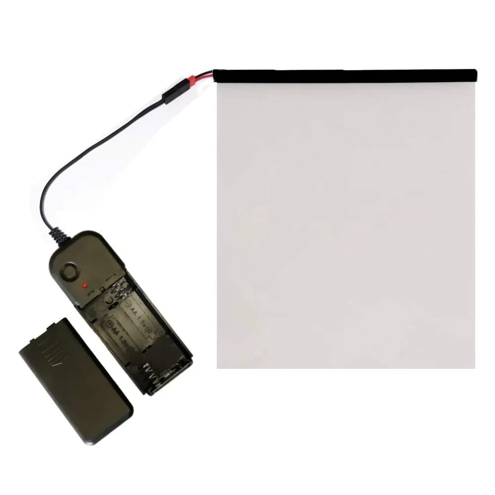 MEGICOLIM Switchable Smart Film PDLC Electronic Tint Glass Sticker 15.24cm x 20.83cm | Privacy Protection & Projection Screen - main product image
