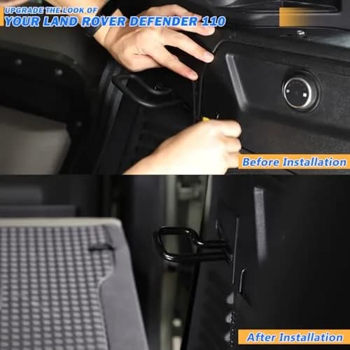 YIWANG Aluminum Alloy Rear Seat Backrest Angle Adjustment Bracket for Land Rover Defender 110 2020-2025 | Direct Bolt-On Installation thumbnail 2