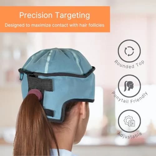NatraCure Cold Cap for Chemotherapy Patients | Hair Loss Prevention & Comfort (One Size) thumbnail 3