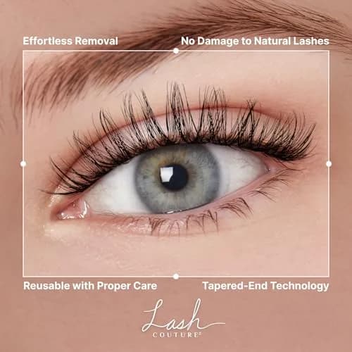 KISS Lash Couture LuXtensions Velvet False Eyelashes | 12mm, 1 Pair Strip Lashes thumbnail 7