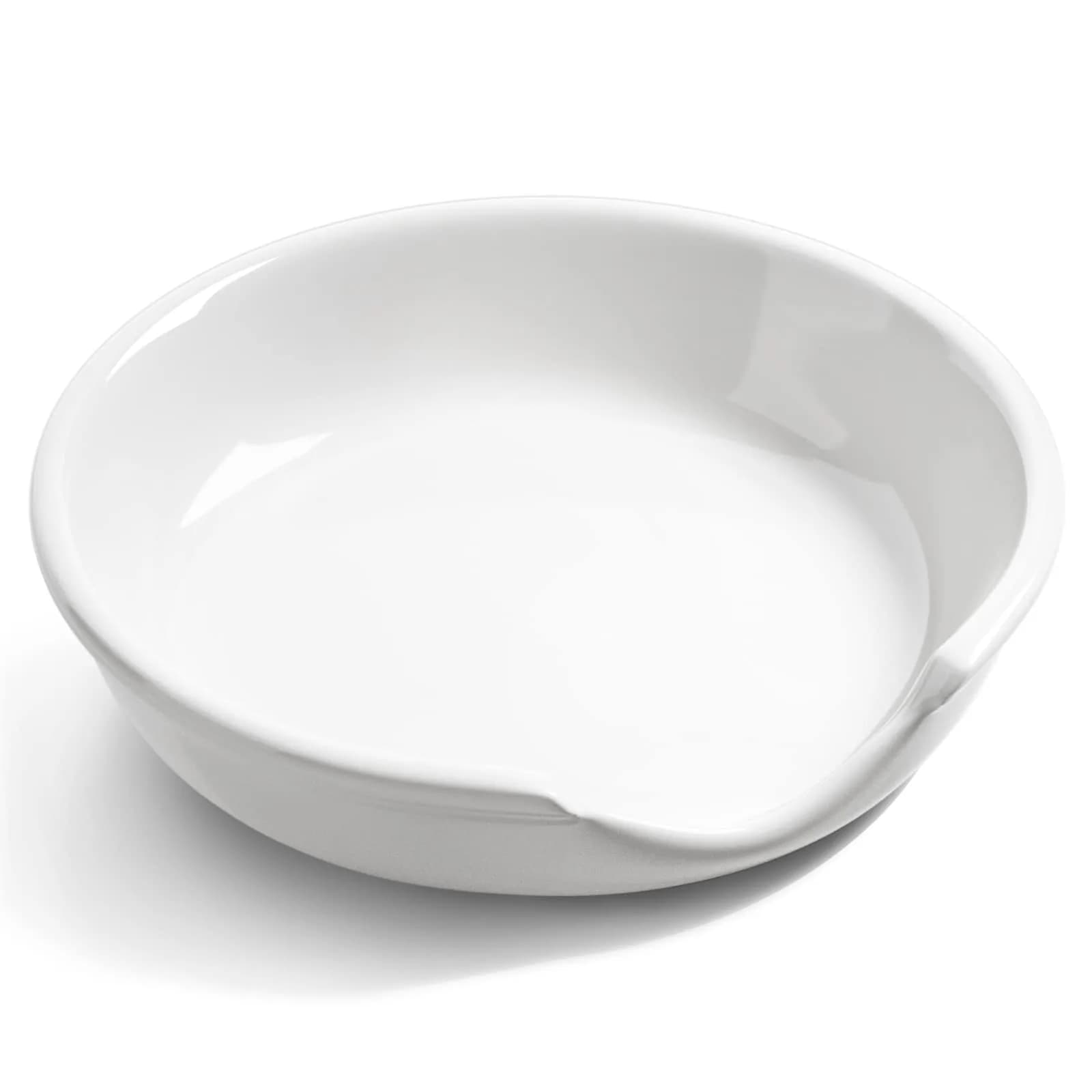 LE TAUCI Ceramic Spoon Rest, 4.8 Inch | White Kitchen Spoon Holder for Stove & Counter - main product image