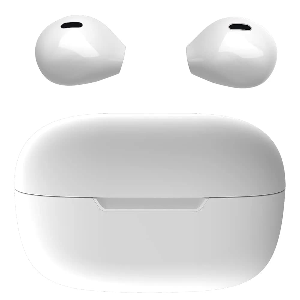 eleror Pro X6s Mini Wireless Bluetooth Earbuds, 10mm Dynamic Driver | Invisible Design for Work & Daily Use — White