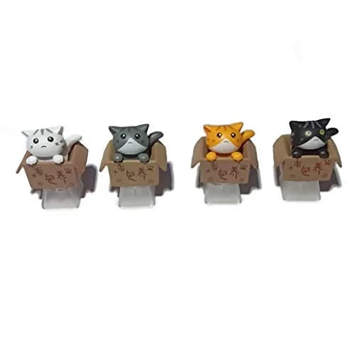 Mirai Past Grey Keyboard Keycap OEM R4 Height 3.5x3.5cm | Custom Cartoon Anime Backlit thumbnail 7