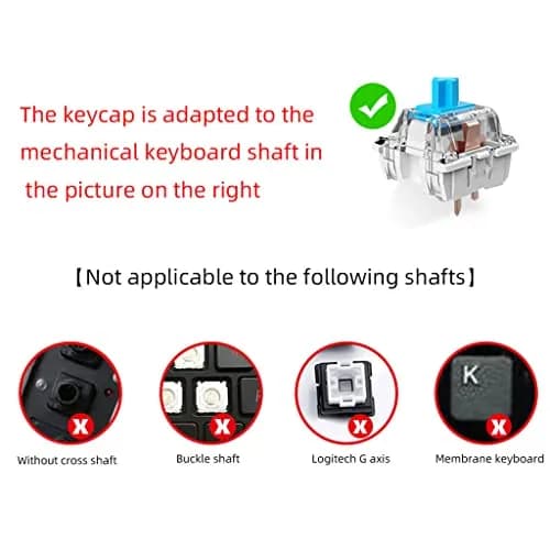 Mirai Past Black Keycap Esc for Mechanical Keyboard | OEM R4 Height, Backlit Compatible (3.5x3.5x2cm) thumbnail 6