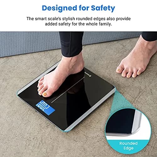 Etekcity Smart Digital Bathroom Scale for Body Weight and BMI, Black | 180 kg (400 lb) Capacity thumbnail 4