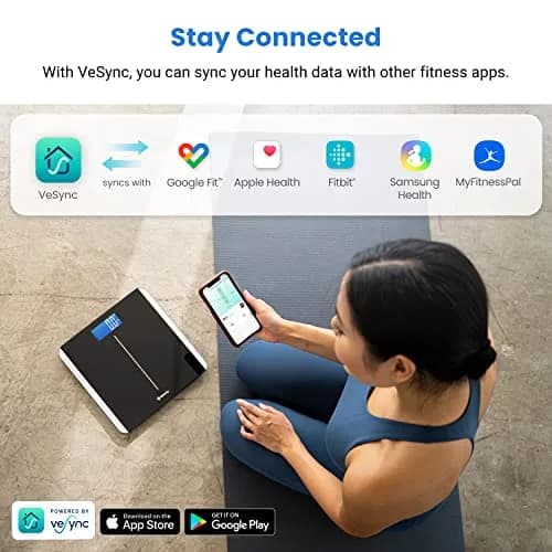 Etekcity Smart Digital Bathroom Scale for Body Weight and BMI, Black | 180 kg (400 lb) Capacity thumbnail 6