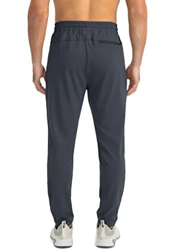 G Gradual Men's Sweatpants with Zipper Pockets Tapered Fit | Athletic & Versatile (XX-Large, Grey) thumbnail 3