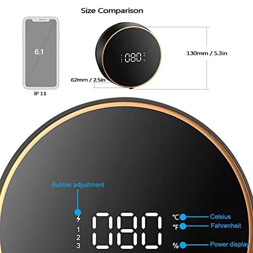 CAZOKASI Automatic Foaming Wall Dispenser Black | Touchless Sensor for Bathroom & Commercial Use thumbnail 6
