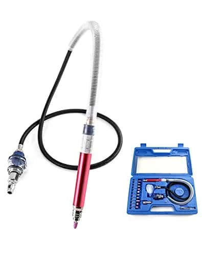 QWORK Air Micro Grinder 1/8" Collet 65000 RPM | Pneumatic Pencil Die Grinder for Polishing and Cutting thumbnail 1