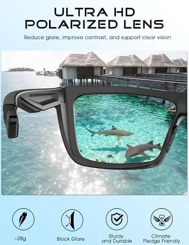 ATTCL Polarized Fishing Sunglasses Men Anti Glare TR90 Wrap Around UV400 | Lightweight, Impact-Resistant thumbnail 6