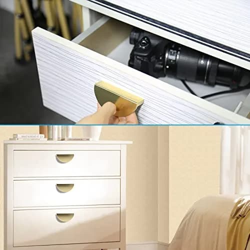 Jiozermi Half Moon Cabinet Pulls, 2-1/2 Inch Hole Center, Gold, 4 Packs | Modern Aluminum Alloy Hardware thumbnail 7