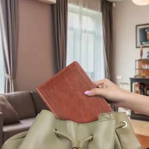 CoBak Case with Stand for Kindle Paperwhite 12th Gen 2024 Released (7") & Colorsoft Signature Edition | Vintage PU Leather Folio with Auto Sleep Wake thumbnail 7