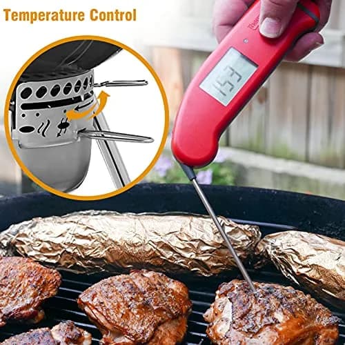 GazyGrill 22-1/2-Inch One-Touch Cleaning System Kit for Weber Kettle Grills | Silver thumbnail 4