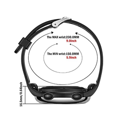 Hearkent Atomic Talking Watch 5.9-9 inch Black Silicone Strap | Self-Setting for Elderly & Visually Impaired thumbnail 7