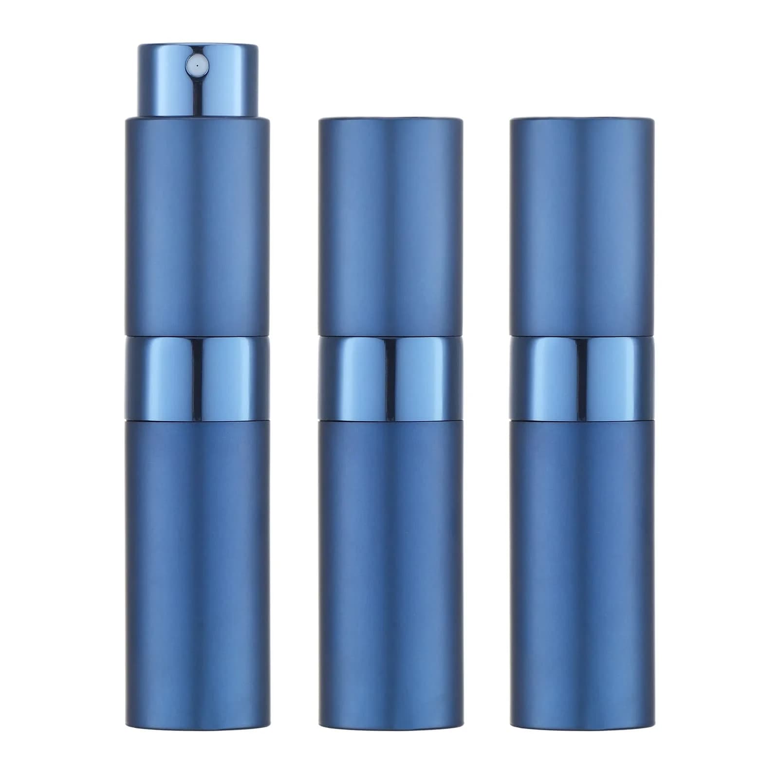 LISAPACK Refillable Perfume Atomizer Spray Bottle 8ml (0.27 Fl Oz) | Twist-Up Leak-Proof Design for Travel