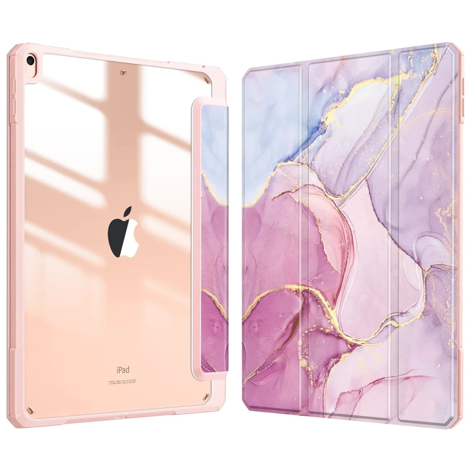 FINTIE Clear Case for iPad Air 3rd Gen 10.5" | Slim Shockproof Cover with Pencil Holder - main product image