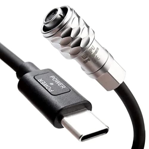 KOERTACOO USB-C PD to BMPCC 4K/6K Coiled Power Cable 42cm (16.5in) | Powers Camera from USB-C PD Source thumbnail 5