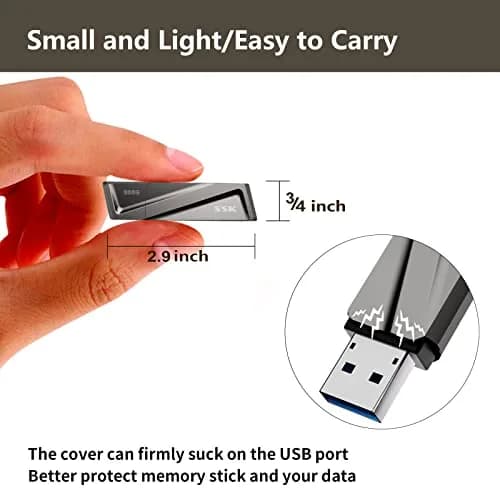 SSK 256GB USB Flash Drive up to 550MB/s USB 3.2 Gen2 Externel Thumb Drive | Fast Data Transfer & Durable Zinc Alloy thumbnail 6
