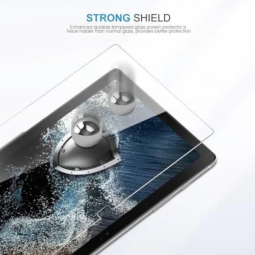 SPARIN 2 Pack Tempered Glass Screen Protector for Samsung Galaxy Tab A8 10.5 inch | 9H Hardness, 99.99% Clarity thumbnail 3