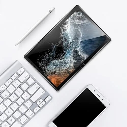 SPARIN 2 Pack Tempered Glass Screen Protector for Samsung Galaxy Tab A8 10.5 inch | 9H Hardness, 99.99% Clarity thumbnail 4