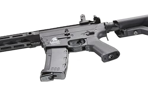 Lancer Tactical Gen 2 Polymer Airsoft M4 Interceptor SPR with 130 Rnd Mid Mag | Lightweight & Durable thumbnail 7