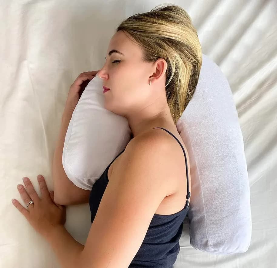 MISTIC COOL Side Sleeper Pillow with Ear Hole | Neck & Spine Support for Adults thumbnail 3