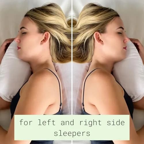 MISTIC COOL Side Sleeper Pillow with Ear Hole | Neck & Spine Support for Adults thumbnail 5