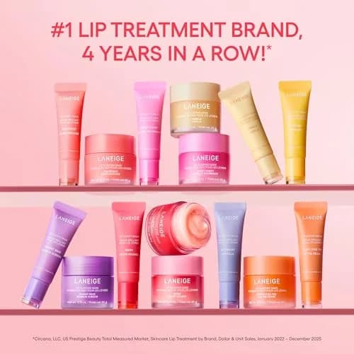 LANEIGE Lip Glowy Balm Berry Gummy Bear 10ml (0.35 Fl Oz) | Hydrating Tinted Lip Treatment thumbnail 9