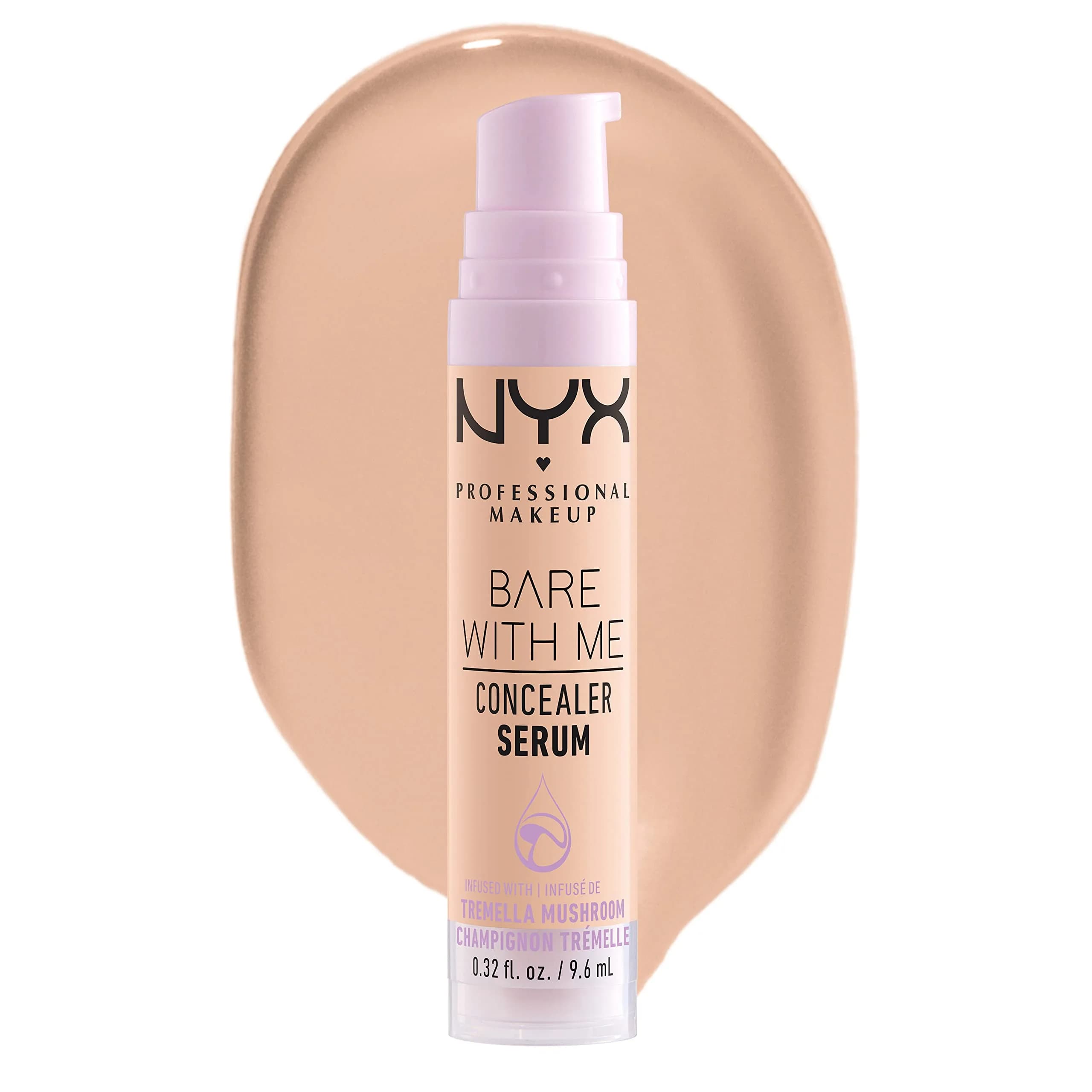 NYX PROFESSIONAL MAKEUP Bare With Me Concealer Serum 0.32 Fl Oz | Hydrating, Natural Finish, Up To 24Hr - main product image
