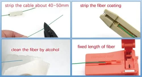 Leite LC Multimode Fiber Optic Quick Connectors 100pcs (50/125um) | Fast Mechanical Connectors for 0.9-3.0mm Cable thumbnail 6