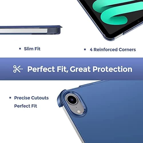 ProCase Smart Case for iPad mini 7 A17 Pro 2024/Mini 6 2021 8.3" - Navy | Slim, Protective & Supports Apple Pencil thumbnail 6