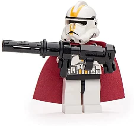 LEGO Star Wars Elite Ep3 Clone Trooper with Cape and Heavy Cannon | ASTM-Tested Toy Figure - main product image
