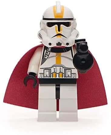 LEGO Star Wars Elite Ep3 Clone Trooper with Cape and Heavy Cannon | ASTM-Tested Toy Figure thumbnail 4