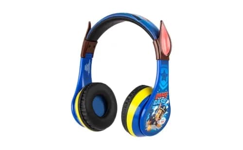 eKids PAW Patrol Chase Bluetooth Headphones for Kids | Kid-Friendly Stereo Sound thumbnail 1