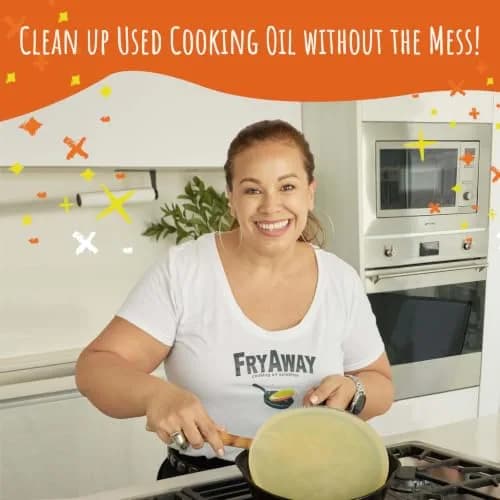 FryAway Super Fry Cooking Oil Solidifier | Plant-Based Oil Hardener for Kitchen Grease Disposal thumbnail 2