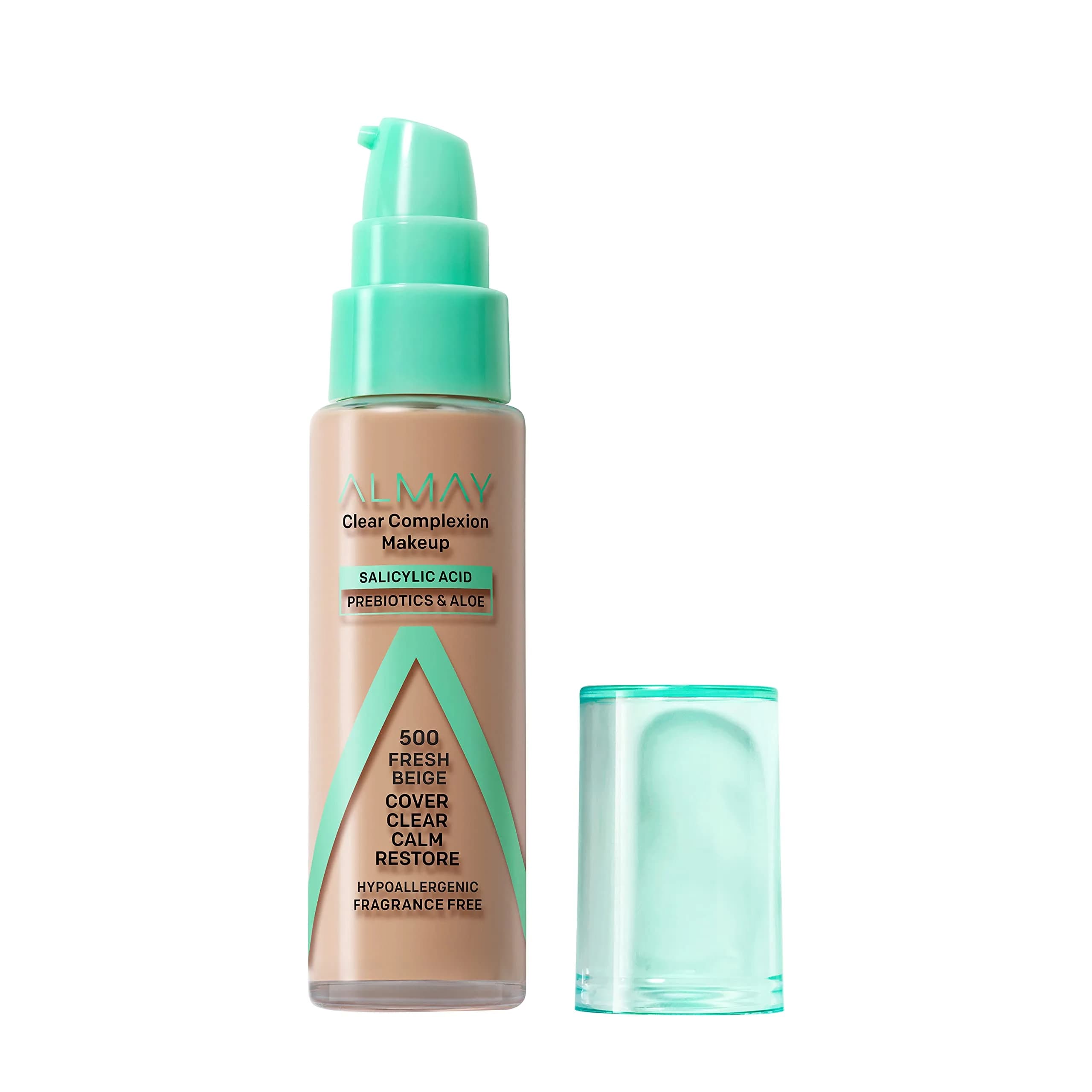 Almay Clear Complexion Acne Foundation Makeup 25ml (0.811 Fl Oz) | Medium Coverage, Soft Matte Finish — 1 Fl Oz