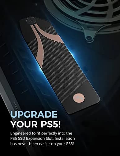 SABRENT M.2 NVMe PS5 Heatsink (SB-PSHS) | High-Performance Cooling for PS5 SSD Expansion thumbnail 2