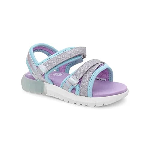 Stride Rite 360 Girls Sevita Light Up Sandal, Iridescent, 7 Toddler | Breathable, Washable & Slip-Resistant thumbnail 1