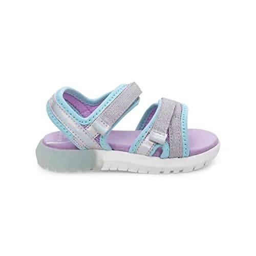 Stride Rite 360 Girls Sevita Light Up Sandal, Iridescent, 7 Toddler | Breathable, Washable & Slip-Resistant thumbnail 6