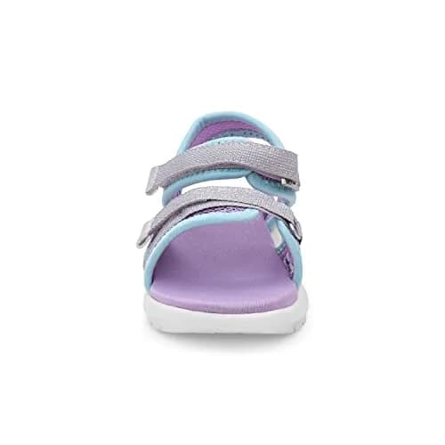 Stride Rite 360 Girls Sevita Light Up Sandal, Iridescent, 7 Toddler | Breathable, Washable & Slip-Resistant thumbnail 7