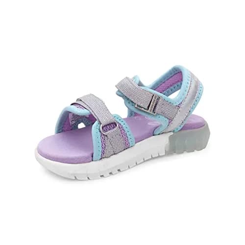 Stride Rite 360 Girls Sevita Light Up Sandal, Iridescent, 7 Toddler | Breathable, Washable & Slip-Resistant thumbnail 10