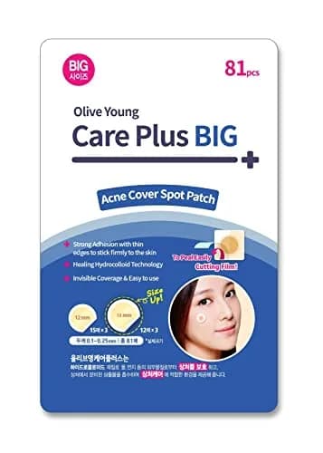 OLIVE YOUNG Hydrocolloid Spot Patch Big 81 Count | Acne & Pimple Treatment for All Skin Types thumbnail 1