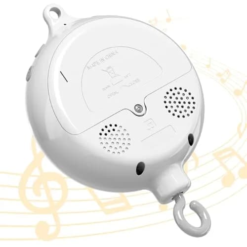 FEISIKE Crib Mobile Motor with 3 Modes & 35 Lullabies | Battery Operated, Auto-Off Timer thumbnail 1