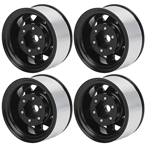 VGEBY Beadlock RC Crawler Rims 1.55 Inch Black | High Performance & Durable thumbnail 1