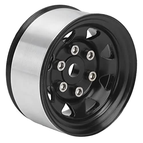 VGEBY Beadlock RC Crawler Rims 1.55 Inch Black | High Performance & Durable thumbnail 4