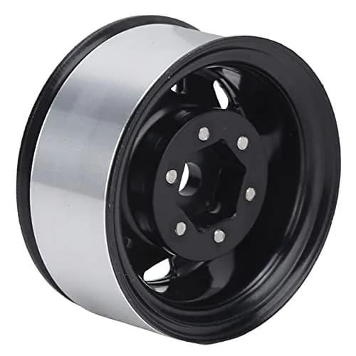 VGEBY Beadlock RC Crawler Rims 1.55 Inch Black | High Performance & Durable thumbnail 8