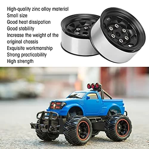 VGEBY Beadlock RC Crawler Rims 1.55 Inch Black | High Performance & Durable thumbnail 3